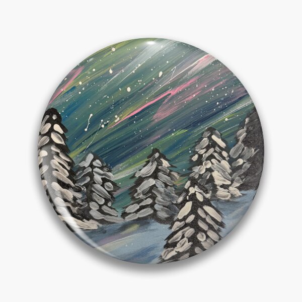Item preview, Northern lights ski slope designed and sold by Aroeldesigns.