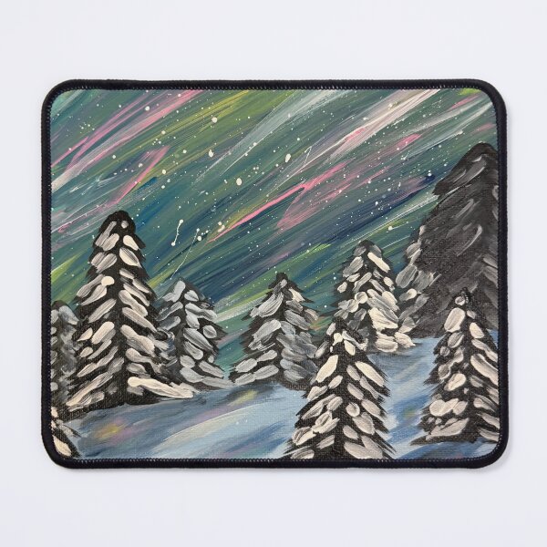 Item preview, Northern lights ski slope designed and sold by Aroeldesigns.