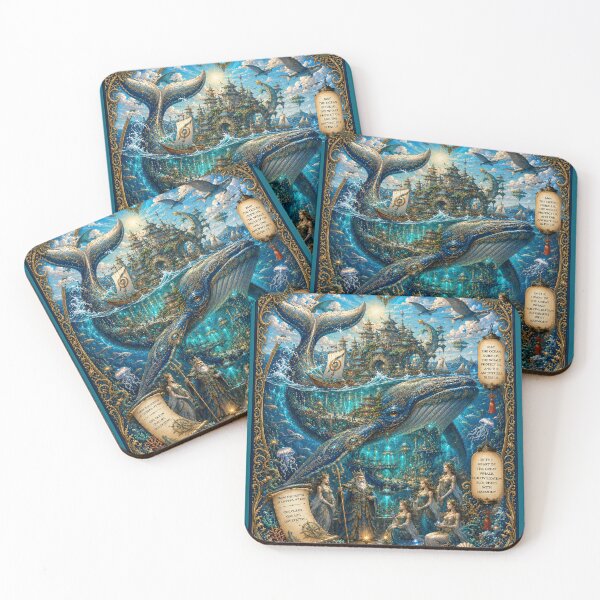 Item preview, Whale Kingdom of the Azure Deep – Ocean Civilization Fantasy designed and sold by sunbowjp stadio.