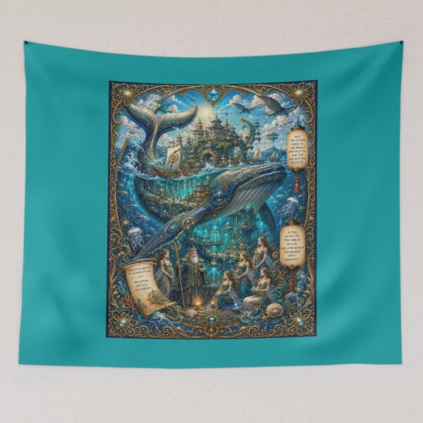 Item preview, Whale Kingdom of the Azure Deep – Ocean Civilization Fantasy designed and sold by sunbowjp stadio.