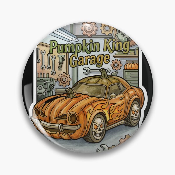 Item preview, Pumpkin King Garage - opt 2 designed and sold by jlStopMedia.