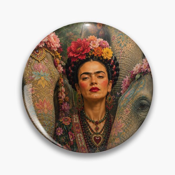 Item preview, Elephants Frida Kahlo designed and sold by Muycote.