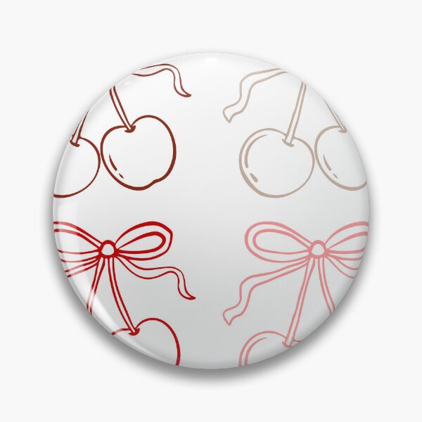 Item preview, Cherry Bow Sticker Pack | Cute Coquette Cherries & Ribbon Aesthetic Stickers designed and sold by InfiniteSticker.