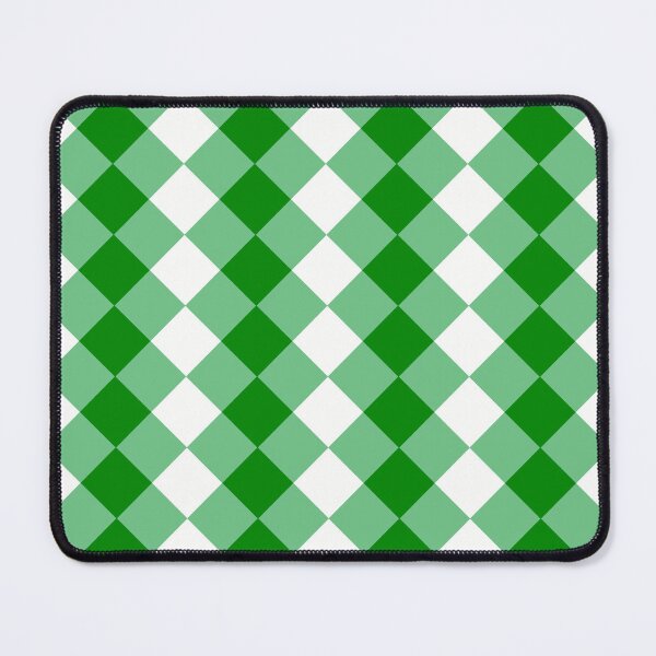 Item preview, Green Diamond Checkered Pattern designed and sold by RebelCatStudios(RCS).