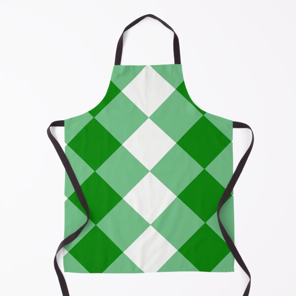 Item preview, Green Diamond Checkered Pattern designed and sold by RebelCatStudios(RCS).