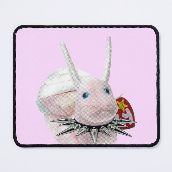 Item preview, beanie baby snail with a spiked choker!! designed and sold by PLANET-VEE.
