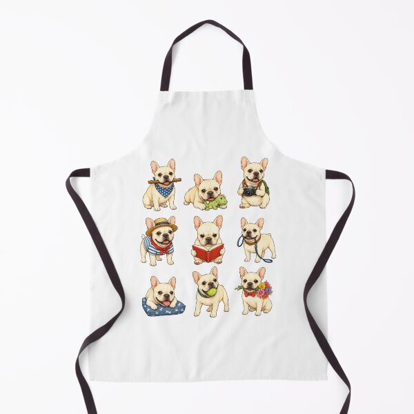 Item preview, Cute French Bulldog Activity Mascot Grid designed and sold by ElcastDesigns.