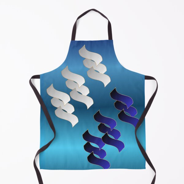 Item preview, Azure Passage – Aqua Blue Sapphire and Silver Geometric Abstract designed and sold by Dee Tirang.