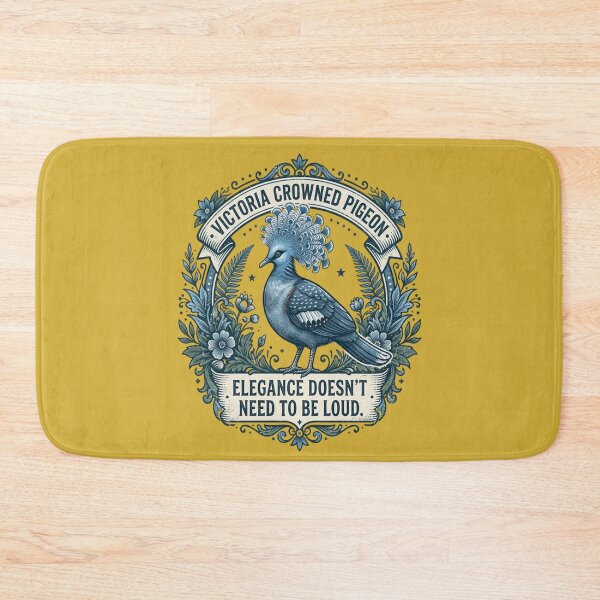 Item preview, Victoria Crowned Pigeon Elegance Doesn't Need To Be Loud designed and sold by Max Store.