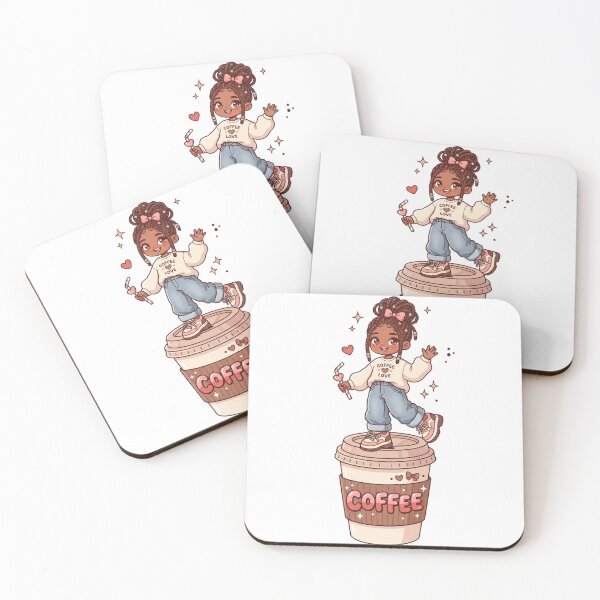 Item preview, Cute Girl Coffee Lover designed and sold by Amanio.