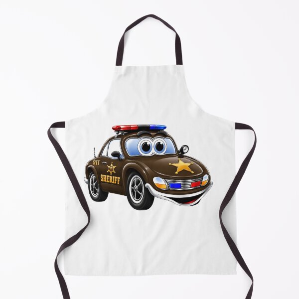 Item preview, Brown Sheriff Car Cartoon designed and sold by Scott Hayes.