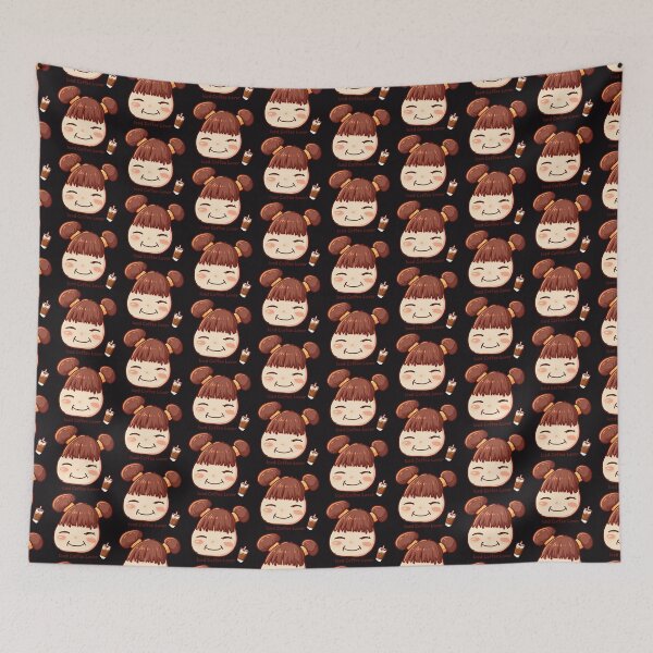 Item preview, Cute Chibi Winking Girl — Iced Coffee Lover Art  designed and sold by Bondingbonding.