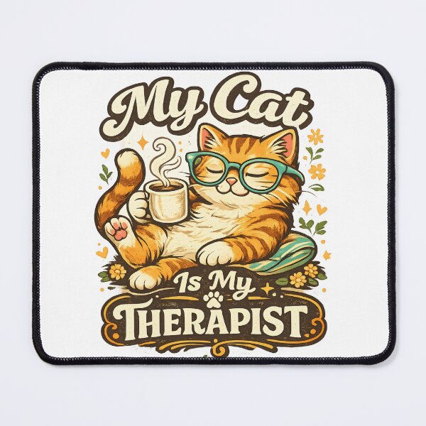 Item preview, My Cat Is My Therapist designed and sold by Ahsacom.