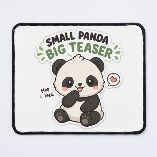 Item preview, Cute Kawaii Classic Baby Panda Sticker | Anime Style Small Panda Big Teaser Chibi Bear Art | Gift for Panda Lovers designed and sold by Chipkooo.