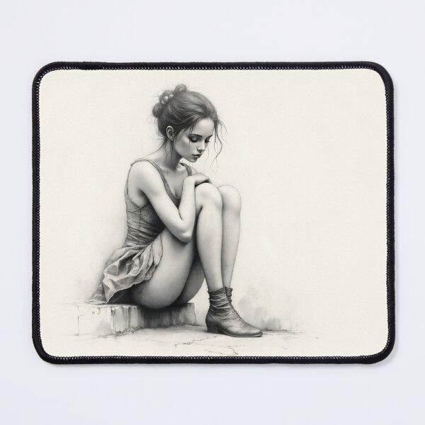 Item preview, The Sad Girl designed and sold by PictureNZ.