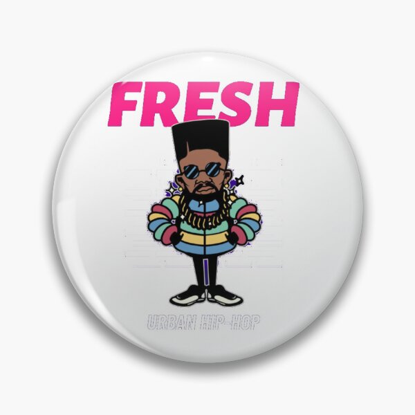 Item preview, Fresh Urban Hip-Hop - 90s Retro Rapper Flat Top Graphic Art designed and sold by GenZFashion000.