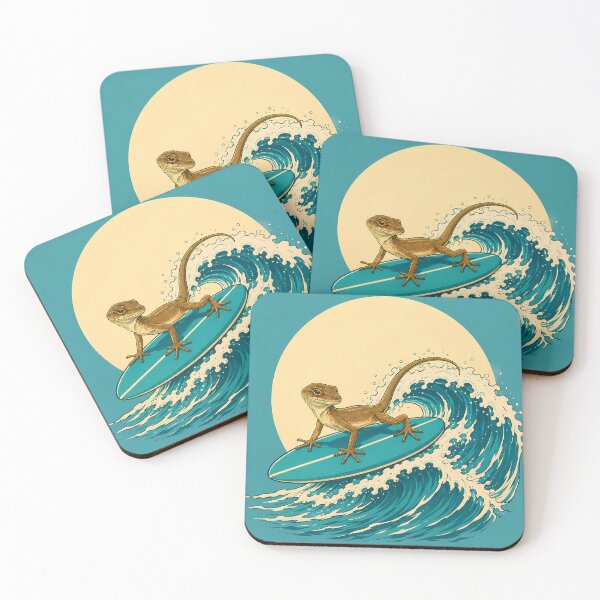Item preview, Rad Reptile Vintage Surf Club Lizard designed and sold by RescueHeart10.