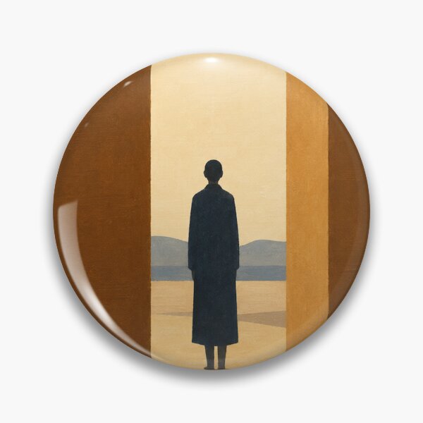 Item preview, Waiting at the Door – Modern Figurative Archway Artwork designed and sold by Moodzu.