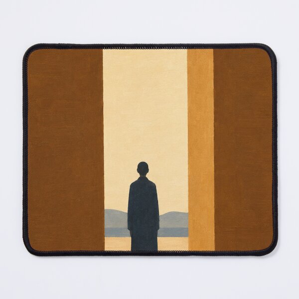 Item preview, "Waiting at the Door" – Modern Figurative Archway Artwork designed and sold by Moodzu.