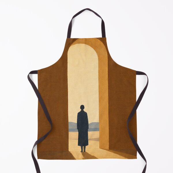 Item preview, "Waiting at the Door" – Modern Figurative Archway Artwork designed and sold by Moodzu.