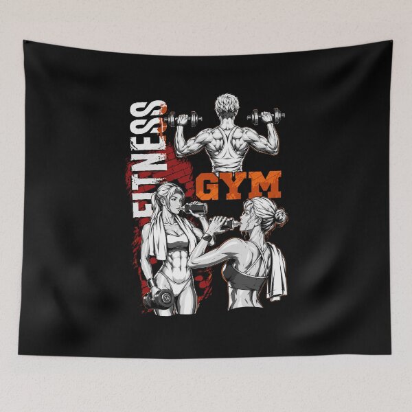 Item preview, Vintage Gym Fitness Workout Collage Bodybuilding Training Design designed and sold by Digistore1221.