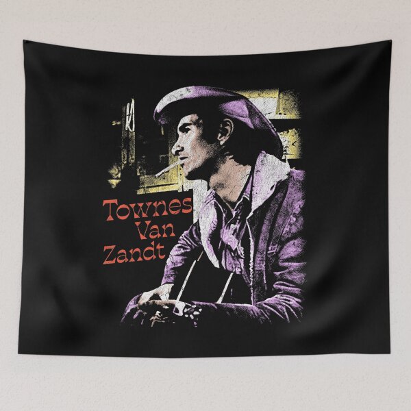 Artikelvorschau, Vintage Townes Van Zandt entworfen und verkauft von Mikhajuno.
