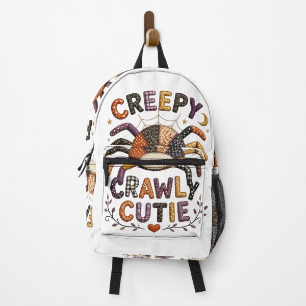 Item preview, Creepy Crawly Cutie Patchwork Spider Halloween Design designed and sold by Panom Suavichien.
