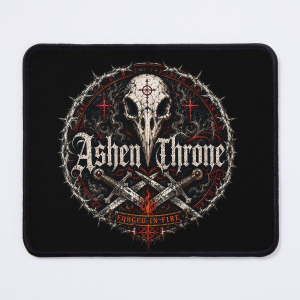 Item preview, Ashen Throne Gothic Skull Dark Fantasy Art designed and sold by SandyPlace.