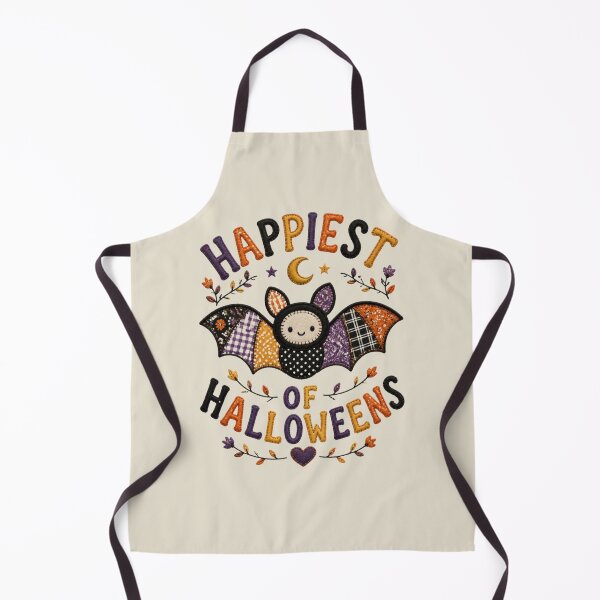Item preview, Happiest Of Halloweens Cute Patchwork Bat Design designed and sold by Panom Suavichien.