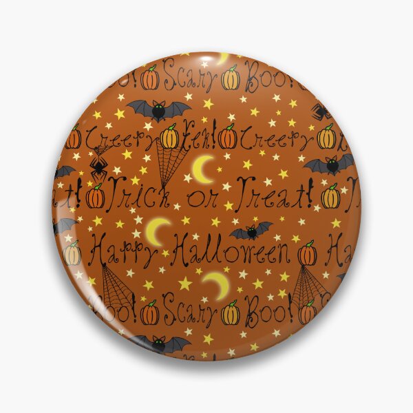 Item preview, Brown Halloween Typography designed and sold by JanGrackle.