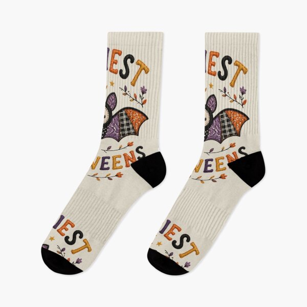Item preview, Happiest Of Halloweens Cute Patchwork Bat Design designed and sold by Panom Suavichien.