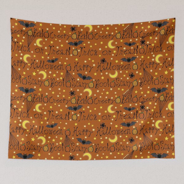 Item preview, Brown Halloween Typography designed and sold by JanGrackle.