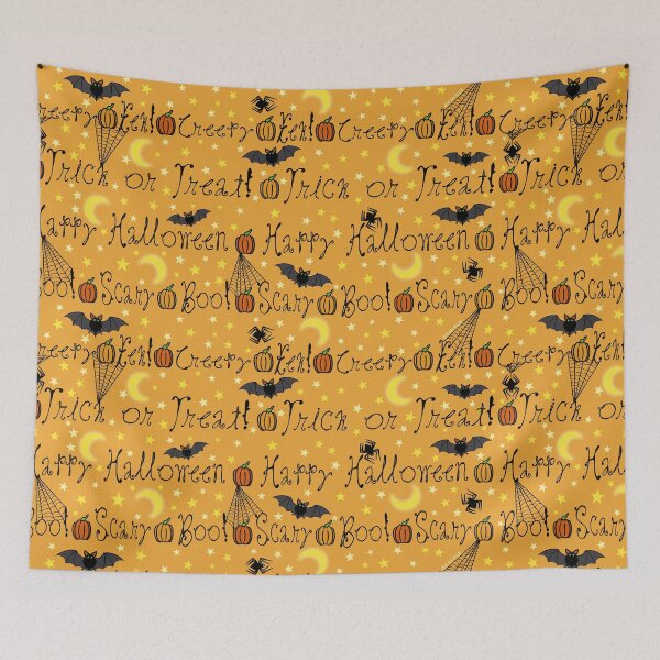 Item preview, Orange Halloween Typography designed and sold by JanGrackle.