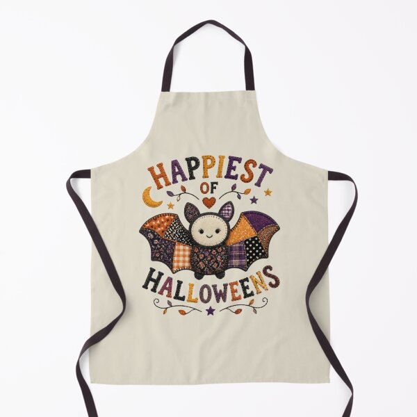Item preview, Happiest Of Halloweens Patchwork Bat Halloween Design designed and sold by Panom Suavichien.