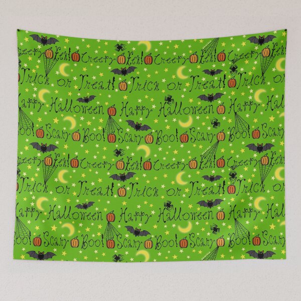 Item preview, Green Halloween Typography designed and sold by JanGrackle.