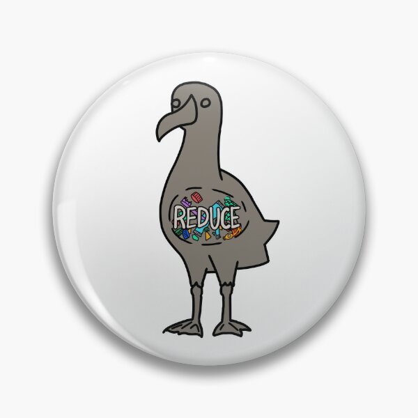 Item preview, Black albatross silhouette with plastic inside designed and sold by Ravioli-is-good.