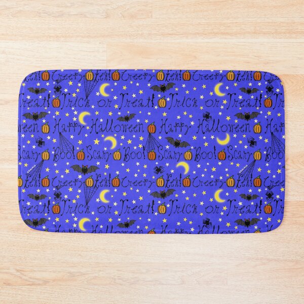 Item preview, Blue Halloween Typography designed and sold by JanGrackle.