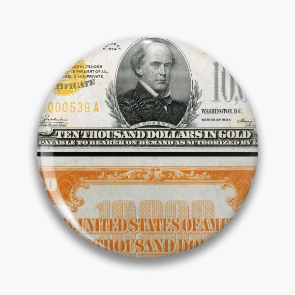 Item preview, Vintage Money $10000 Bank Note | Ten Thousand Dollars designed and sold by PureVintageLove.