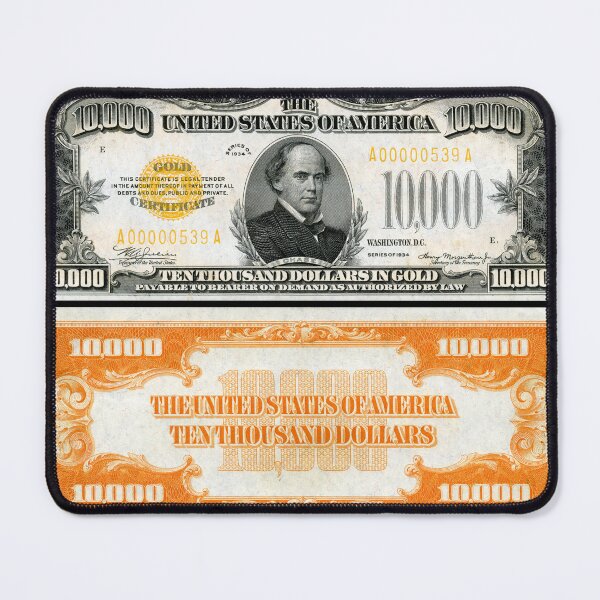 Item preview, Vintage Money $10000 Bank Note | Ten Thousand Dollars designed and sold by PureVintageLove.