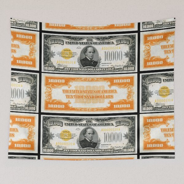 Item preview, Vintage Money $10000 Bank Note | Ten Thousand Dollars designed and sold by PureVintageLove.