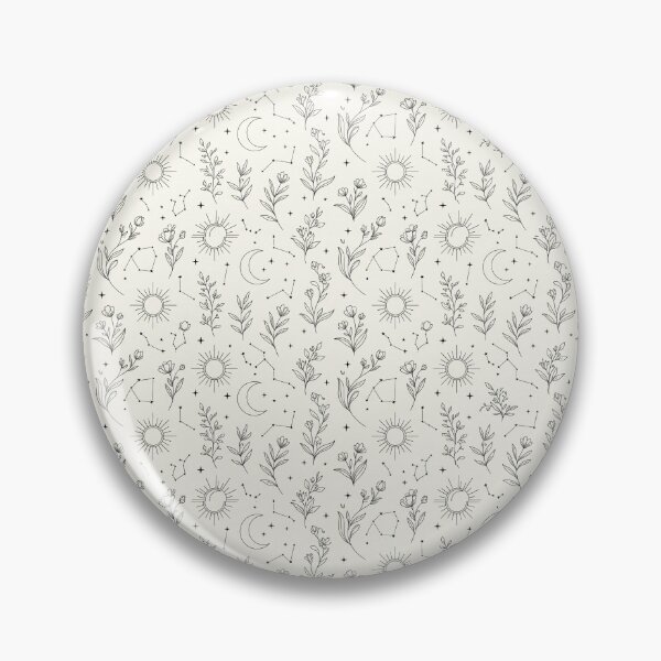 Item preview, Elegant Line Art Celestial Botanical Patterns designed and sold by Thai Vibe Studio.