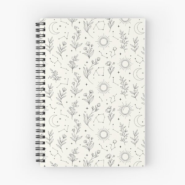 Item preview, Elegant Line Art Celestial Botanical Patterns designed and sold by Thai Vibe Studio.