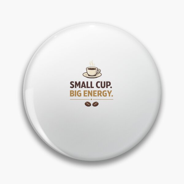 Item preview, Small Cup Big Energy | Espresso Lover Minimalist Coffee Design designed and sold by BurnekSupreme.