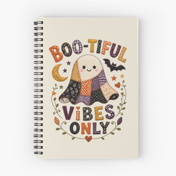 Item preview, Boo-tiful Vibes Only Cute Patchwork Ghost Design designed and sold by Panom Suavichien.