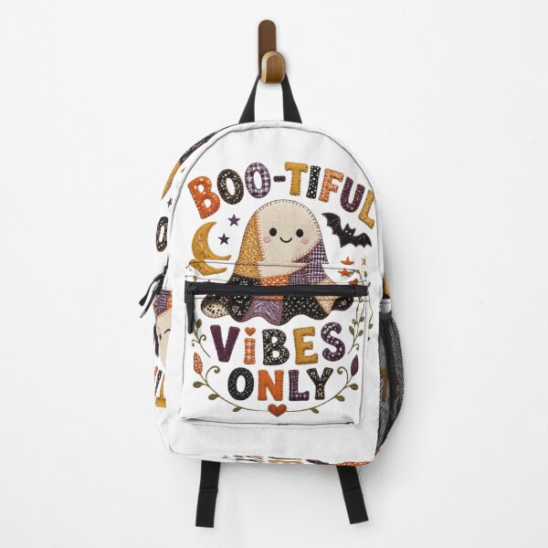 Item preview, Boo-tiful Vibes Only Cute Patchwork Ghost Design designed and sold by Panom Suavichien.