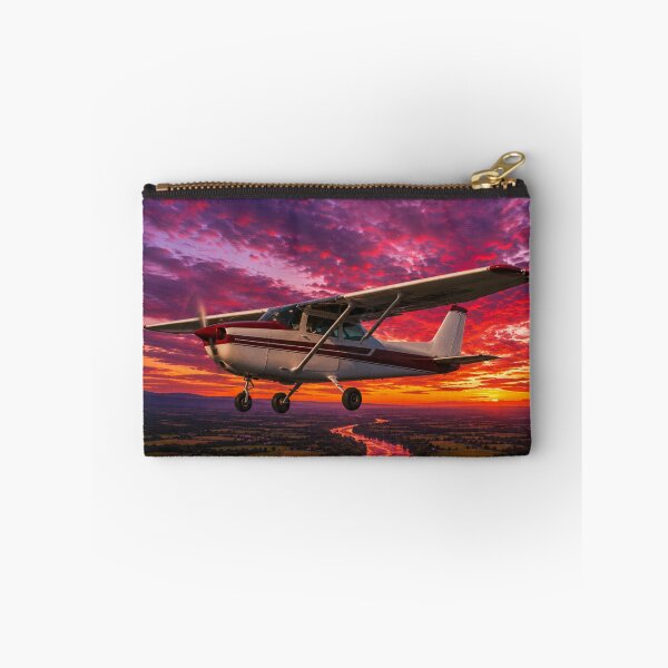 Item preview, Stick & Rudder Vintage Aviation Poster | Sunset Flight Art Print & Pilot Gift designed and sold by Swanny's Custom T-shirt and Gift Designs.