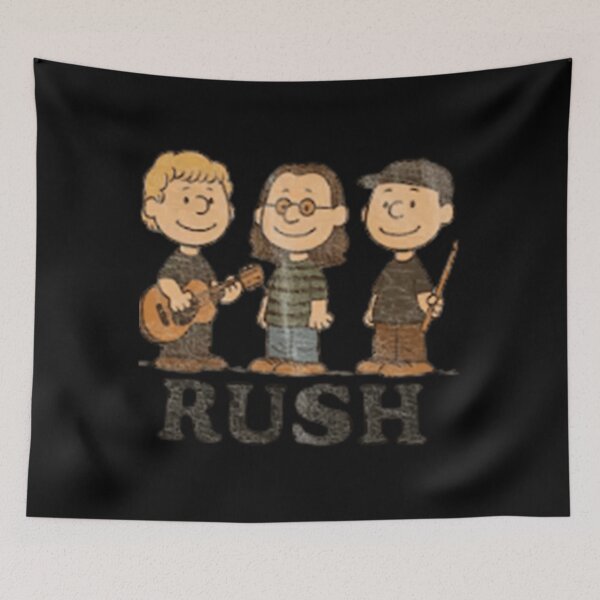 Item preview, rush band peanuts style baby vintage rock band cartoon rush fan girl designed and sold by CITY-SHOPPING.