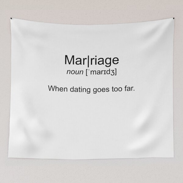 Item preview, Definición Marriage Dictionary Marriage designed and sold by kailukask.
