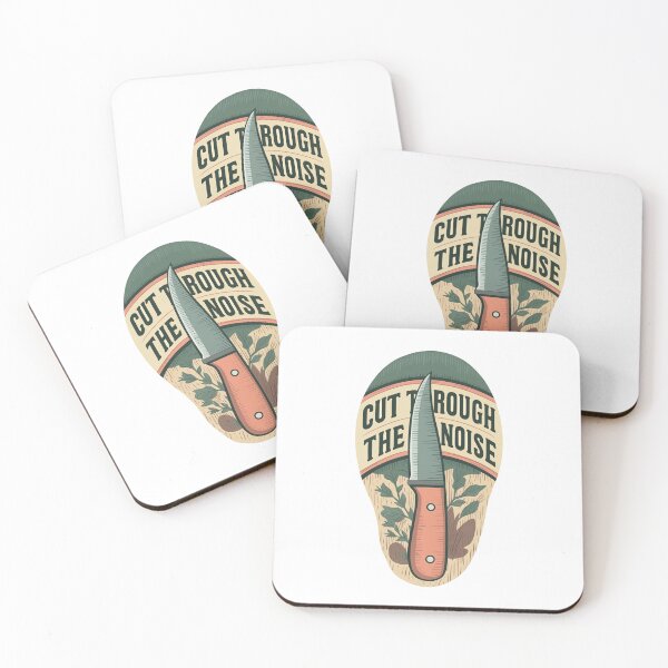Item preview, Kitchen Knife Cut Through The Noise Minimalist designed and sold by FWLKIT.