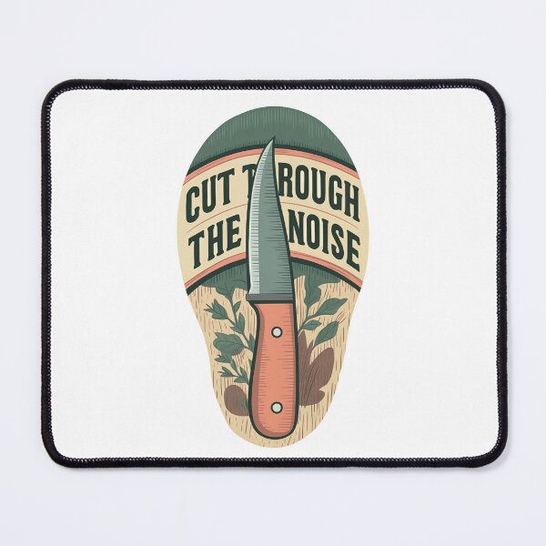 Item preview, Kitchen Knife Cut Through The Noise Minimalist designed and sold by FWLKIT.